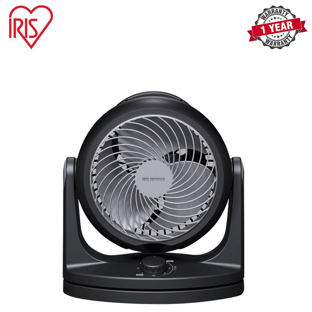 Iris Ohyama | PCF-HD18 | 7" Oscillation Circulator Fan, Black / White | 1 Year Warranty