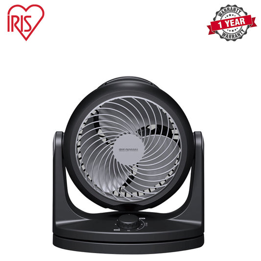 Iris Ohyama | PCF-HD18 | 7" Oscillation Circulator Fan, Black / White | 1 Year Warranty