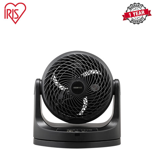 Iris Ohyama | PCF-MKC18 | Macaron Oscillation 7" Circulator Fan, Black | 1 Year Warranty