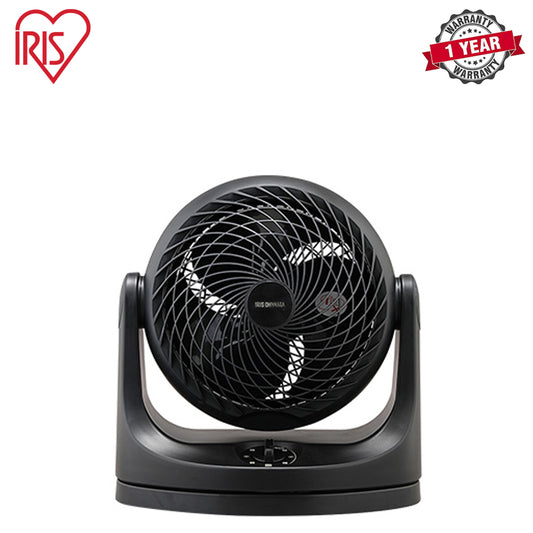 Iris Ohyama | PCF-MKM18 | Macaron Oscillation 7" Circulator Fan, Black | 1 Year Warranty