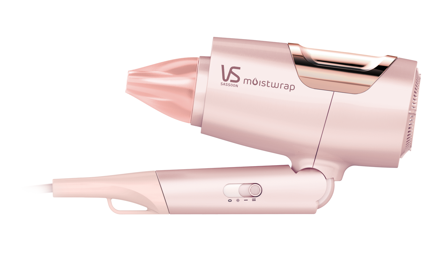 Vidal Sassoon VSP-1200PIH | 1600W Moistwrap Hair Dryer | 3 Heat/ Speed Settings | Multi Voltage Travel Friendly | 2 Years Warranty