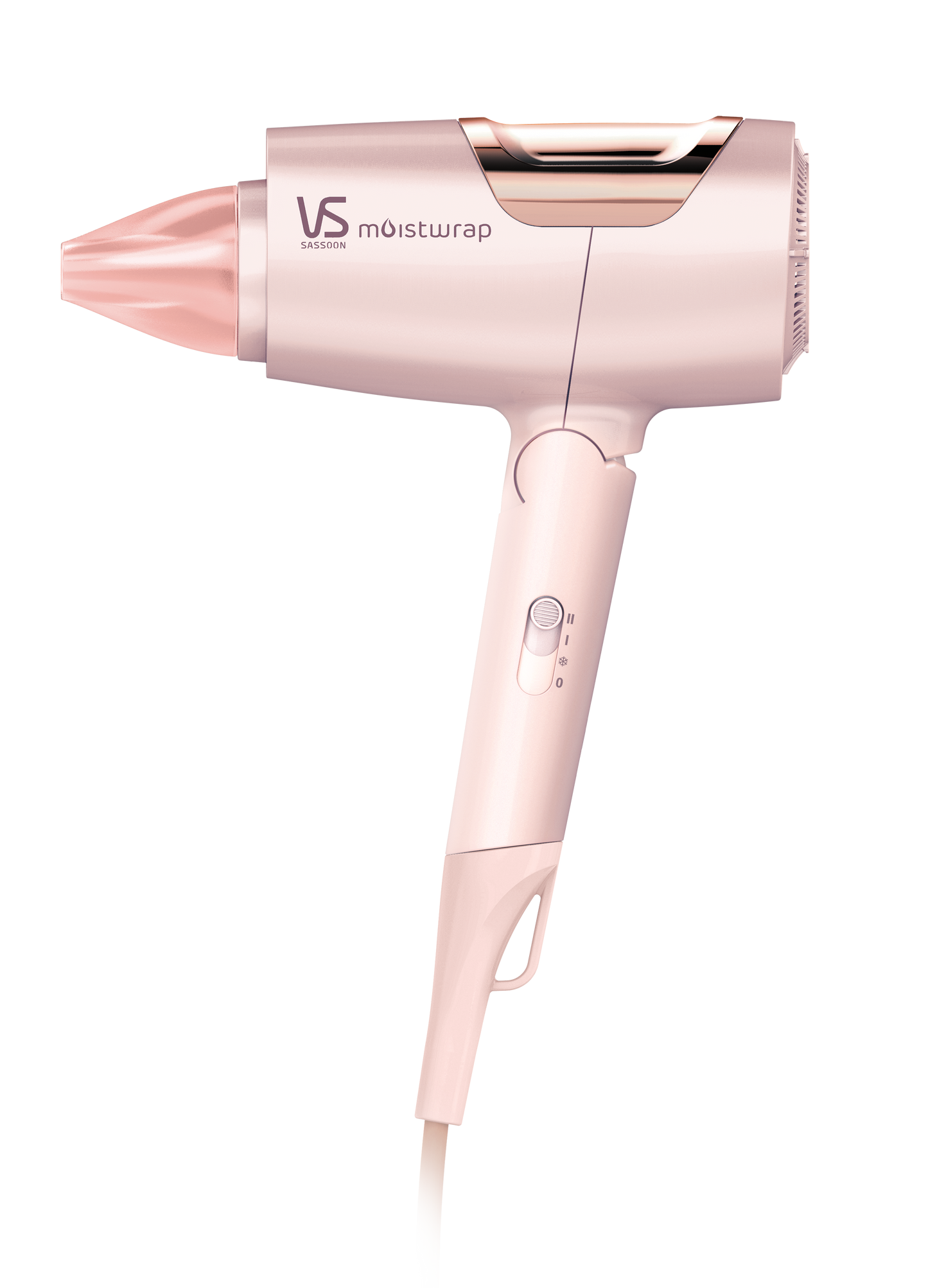 Vidal Sassoon VSP-1200PIH | 1600W Moistwrap Hair Dryer | 3 Heat/ Speed Settings | Multi Voltage Travel Friendly | 2 Years Warranty