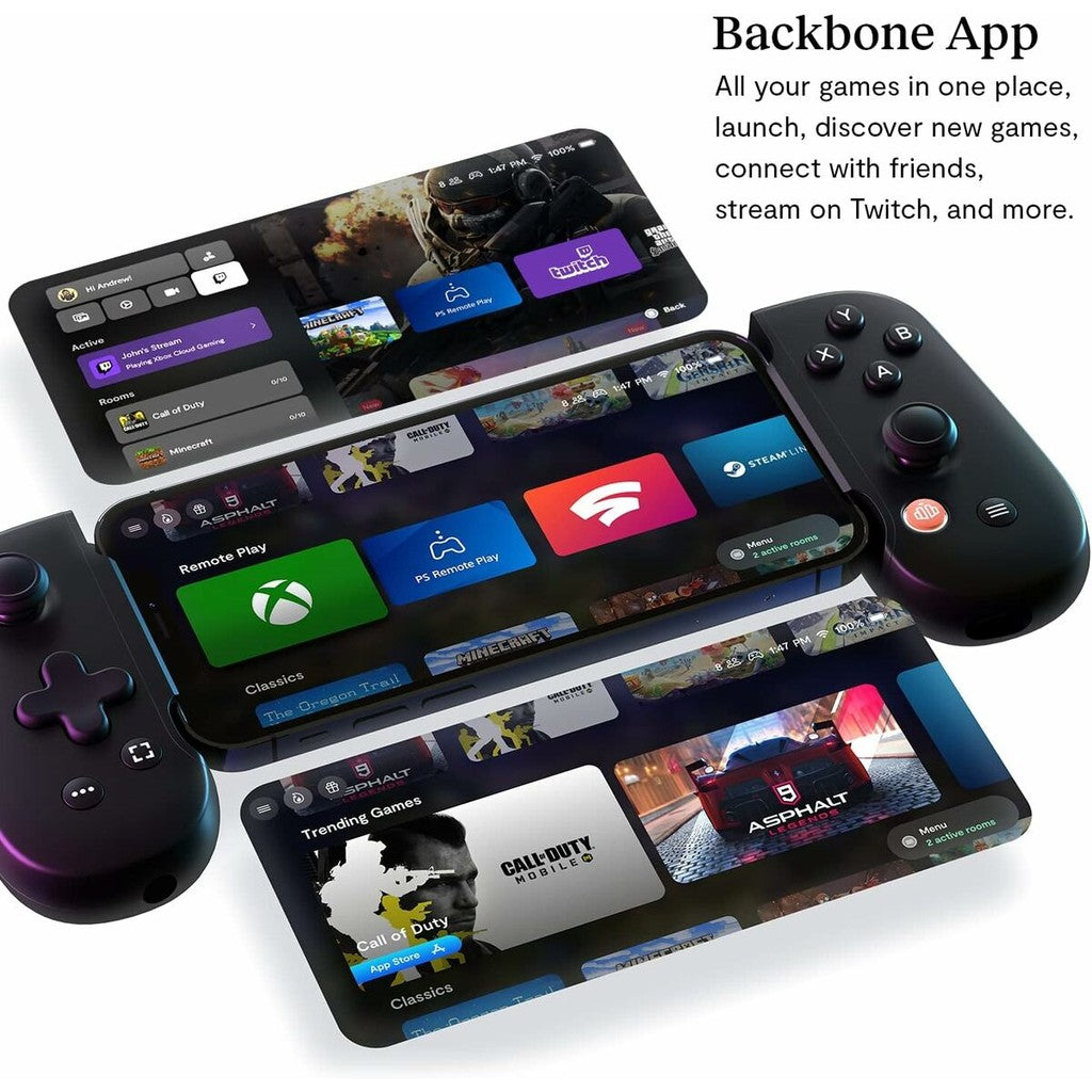 Backbone One Gen 1, Type C for Android, Gaming Device, 1 Year Warranty