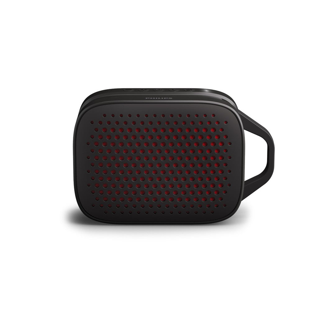 Philips TAS1209BK/00 | Wireless Bluetooth Speaker - Punchy Bass, IPX4, 12-Hour Playtime, Black