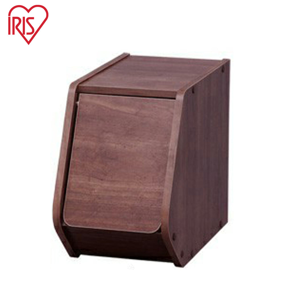 Iris Ohyama | STB-200D | Stack Box, Brown/ Natural/ White | No Warranty