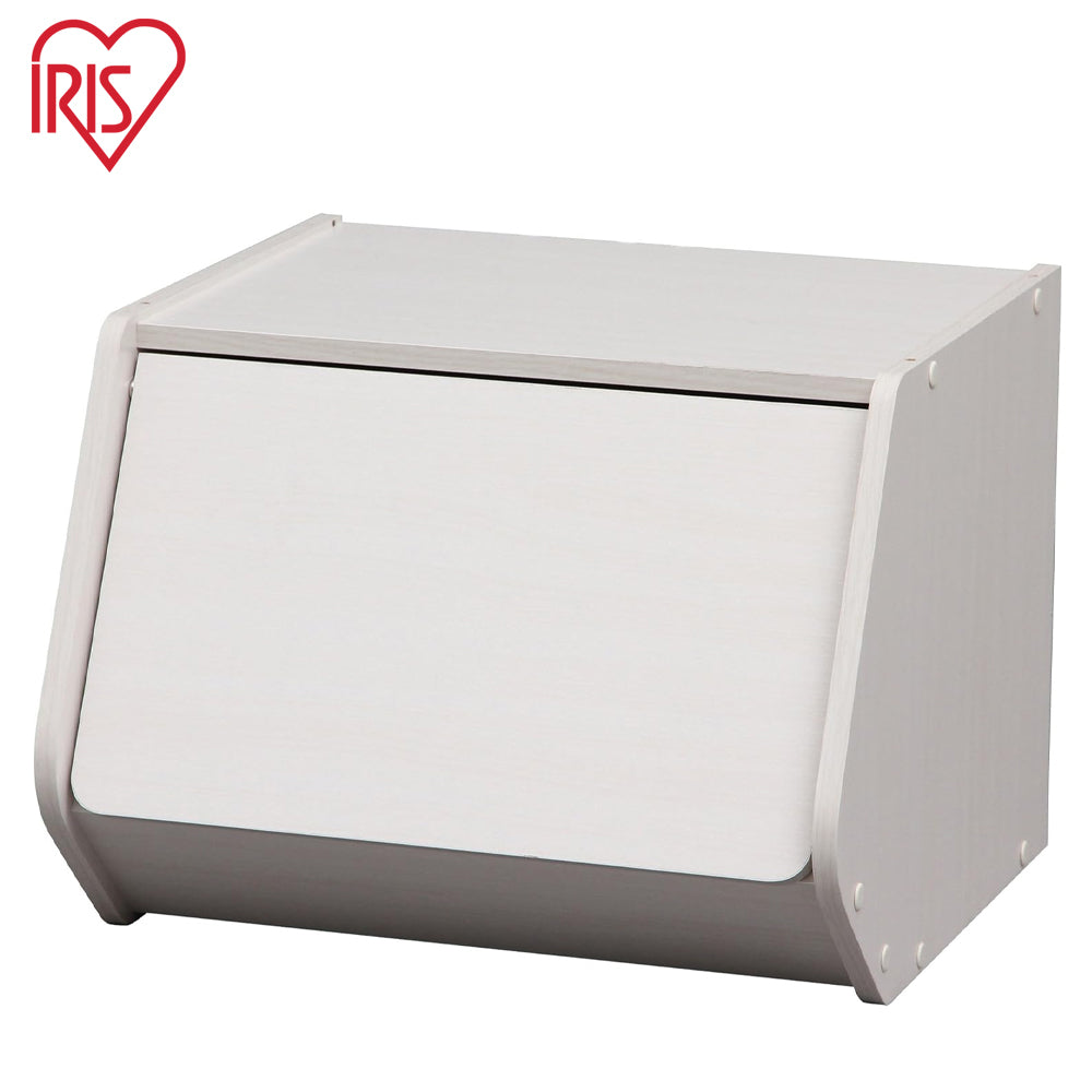 Iris Ohyama | STB-400D | Stack Box, Brown/ Natural/ White | No Warranty