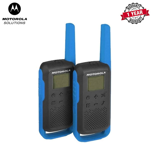 Motorola Solutions | T62 | Talkabout T62 Walkie Talkie - 8KM, Blue | 1 Year Warranty