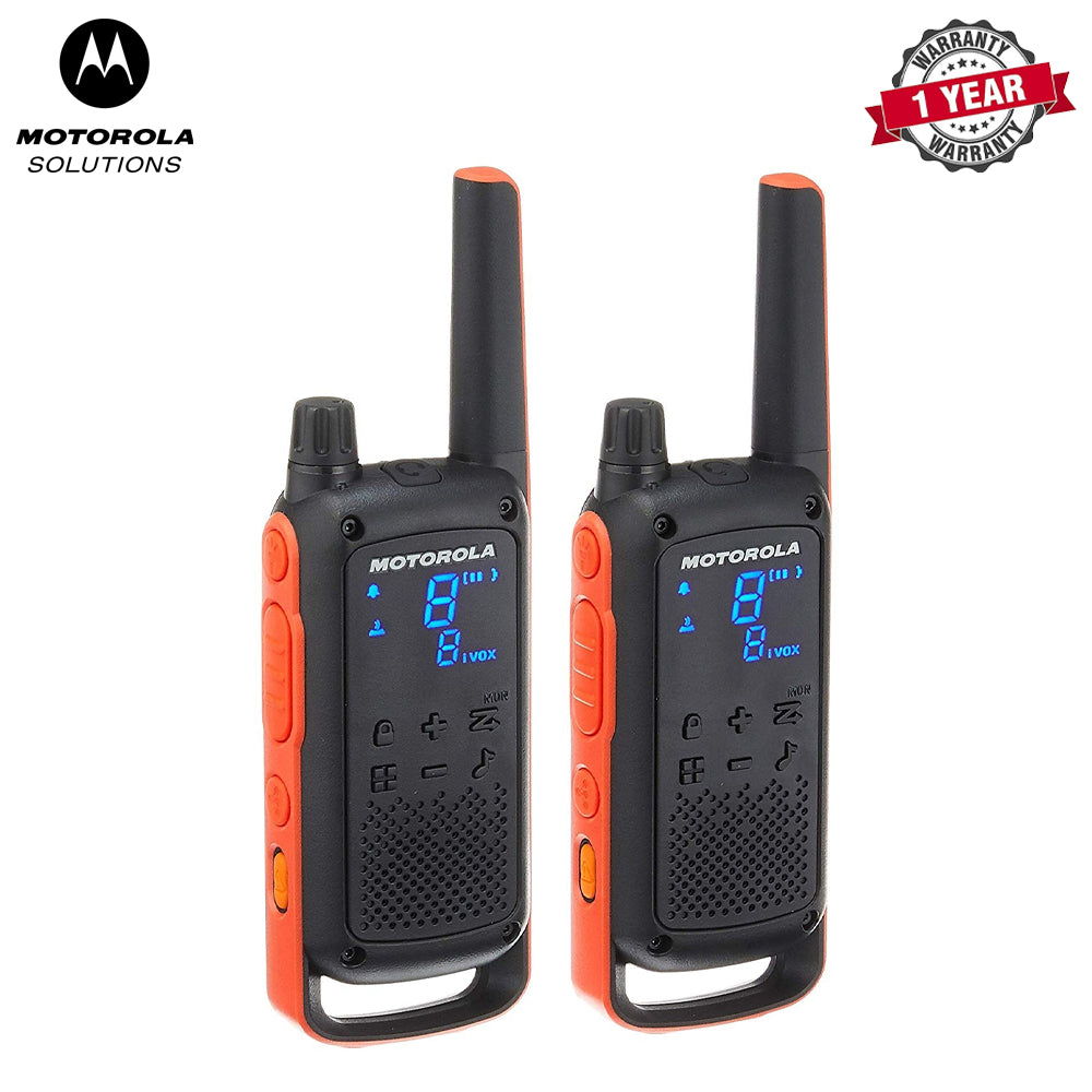 Motorola Solutions | T82 | Talkabout T82 Walkie Talkie - 10KM, Red | 1 Year Warranty